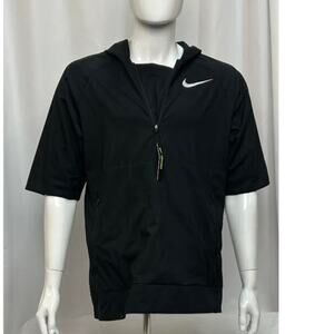 NWT! Nike Men's Flex Short Sleeve Running Jacket Black M‎